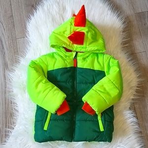 Dinosaur Puffer Coat